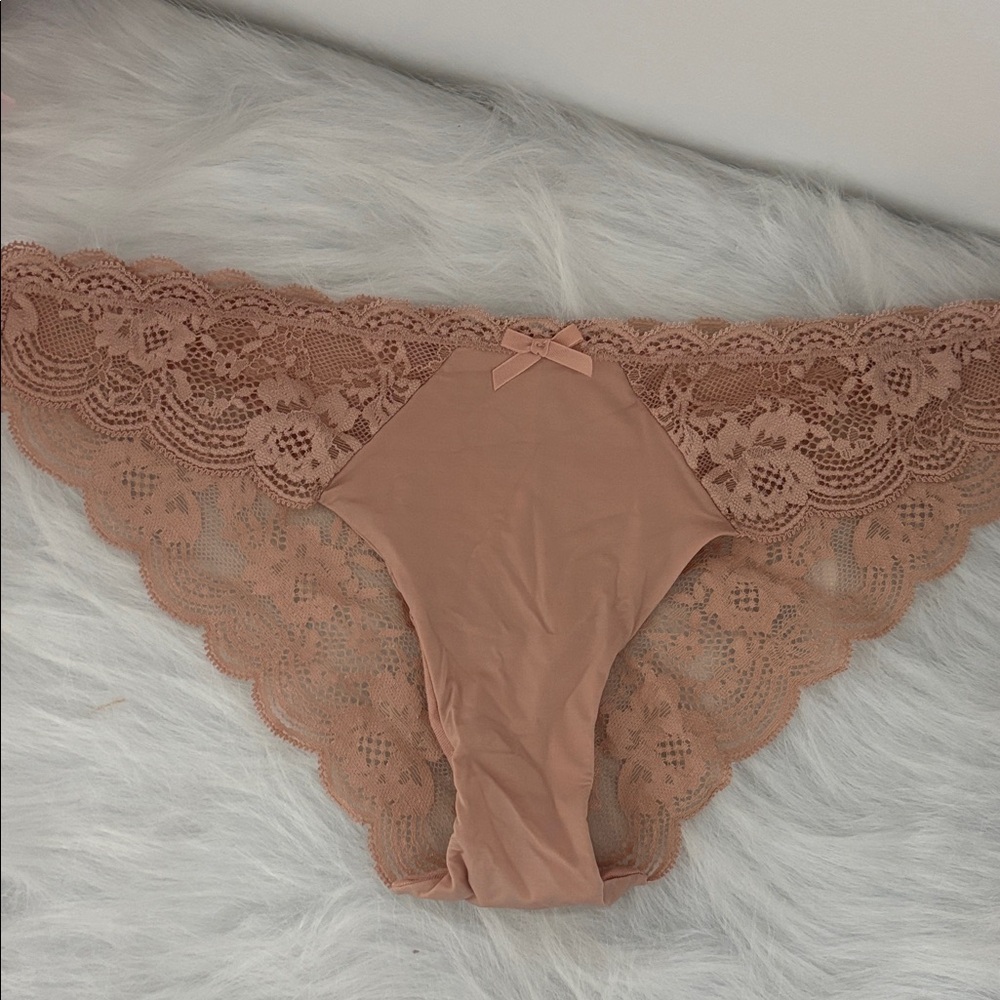 Victoria's Secret Nude Lace Panties